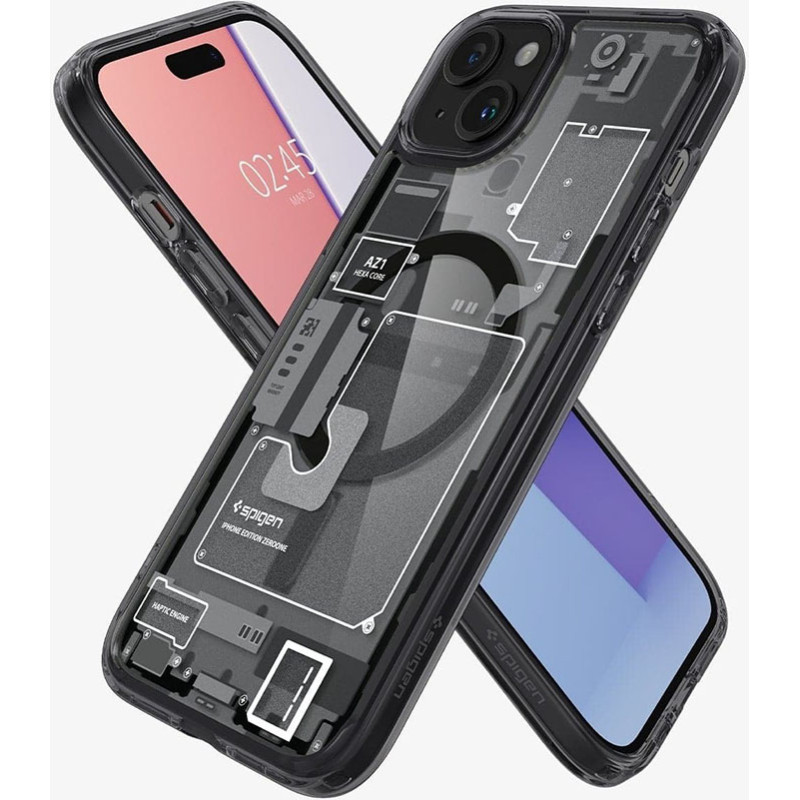 Чохол Spigen для iPhone 15 Plus Ultra Hybrid MagFit, Zero One