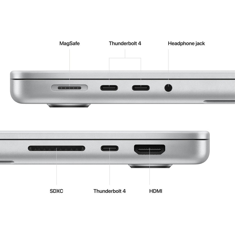 Ноутбук APPLE MacBook Pro 14" M2 Pro 16/512GB 2023 Silver MPHH3