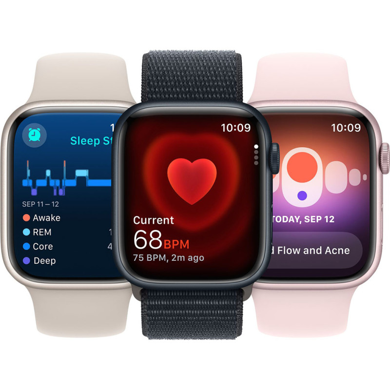 Смартгодинник Apple Watch Series 9 GPS 41mm Silver Aluminium Case with Winter Blue Sport Loop